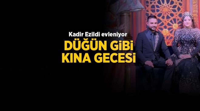 Kadir Ezildi ve Gamze Türkmen’in düğününe günler kaldı! Kına gecesinde coştular